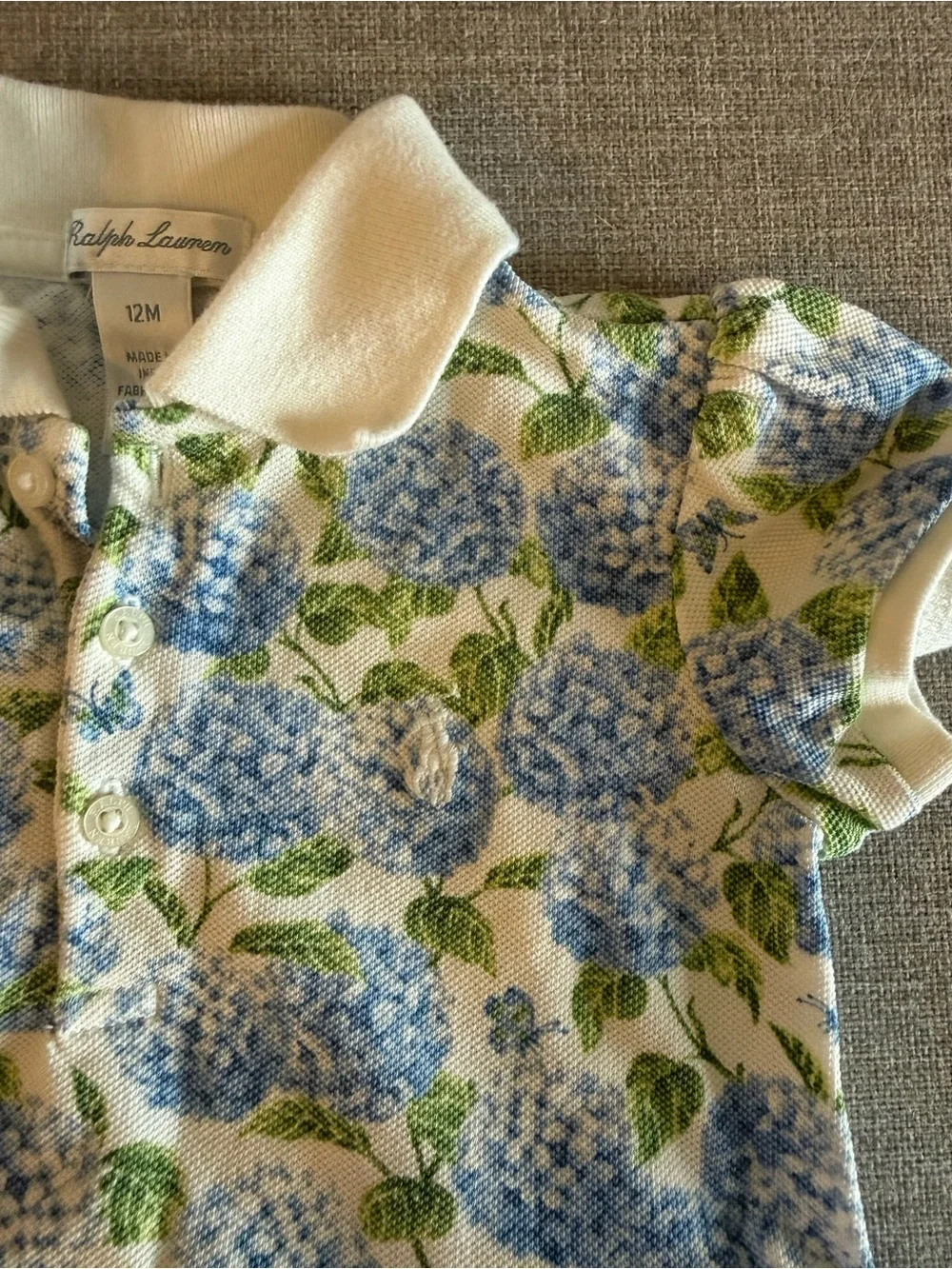 Ralph Lauren | Hydrangea Romper sz 12M